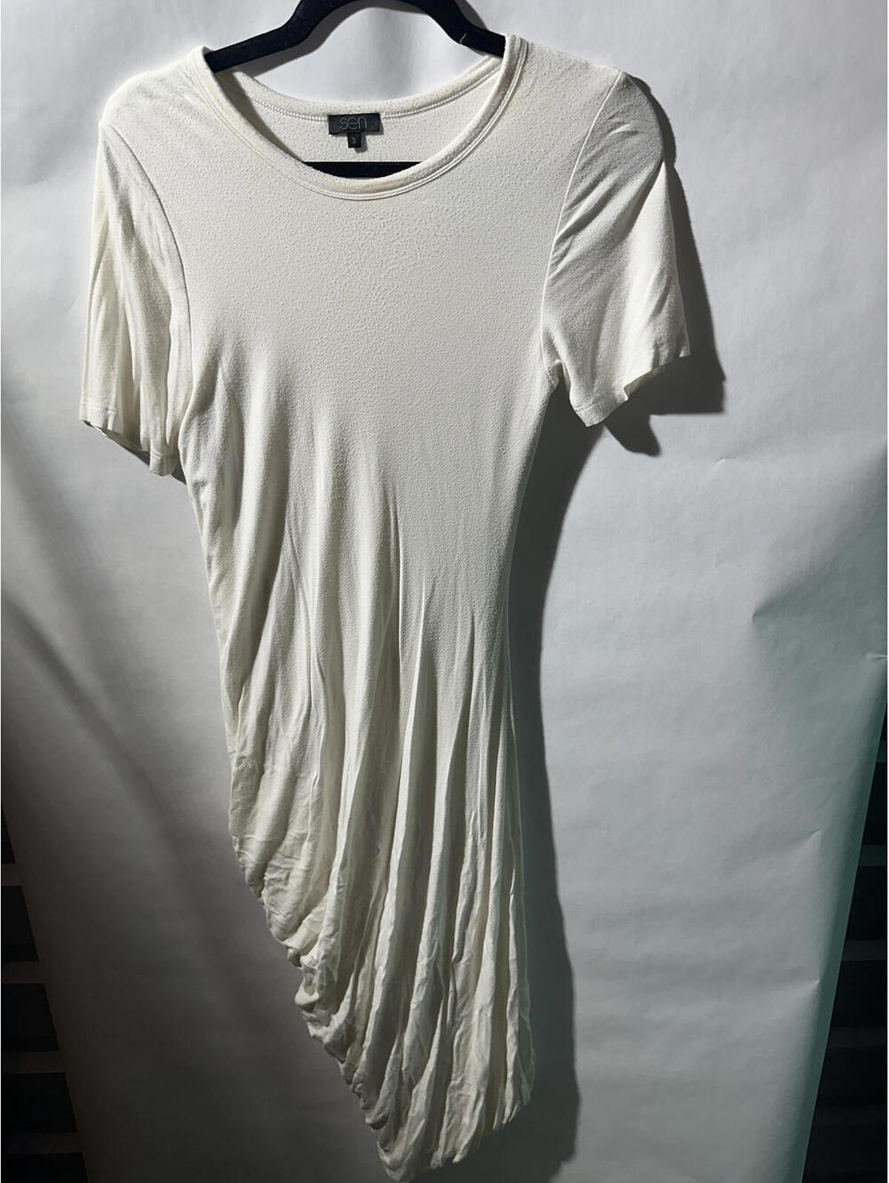 Sen Women's Asymmetrical White Dress Size 3